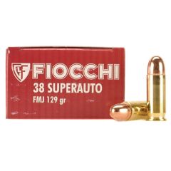 Fiocchi Shooting Dynamics 38 Super 50rd Ammo