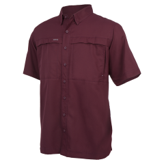 GameGuard Men's Maroon MicroFiber Shirt