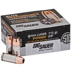 Sig Sauer Defensive 9mm Luger 50rd Ammo
